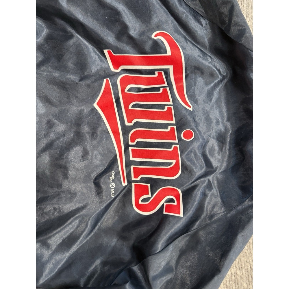 Vintage 80s Chalk Line Minnesota Twins Satin Bomber Jacket 10/12 Youth MLB - Picture 8 of 12